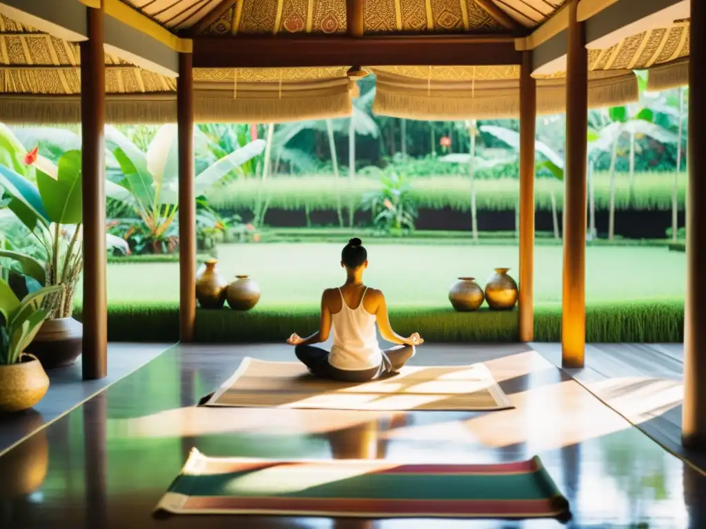 Centro de aprendizaje al aire libre en Bali: práctica de terapias holísticas en un entorno sereno y culturalmente rico