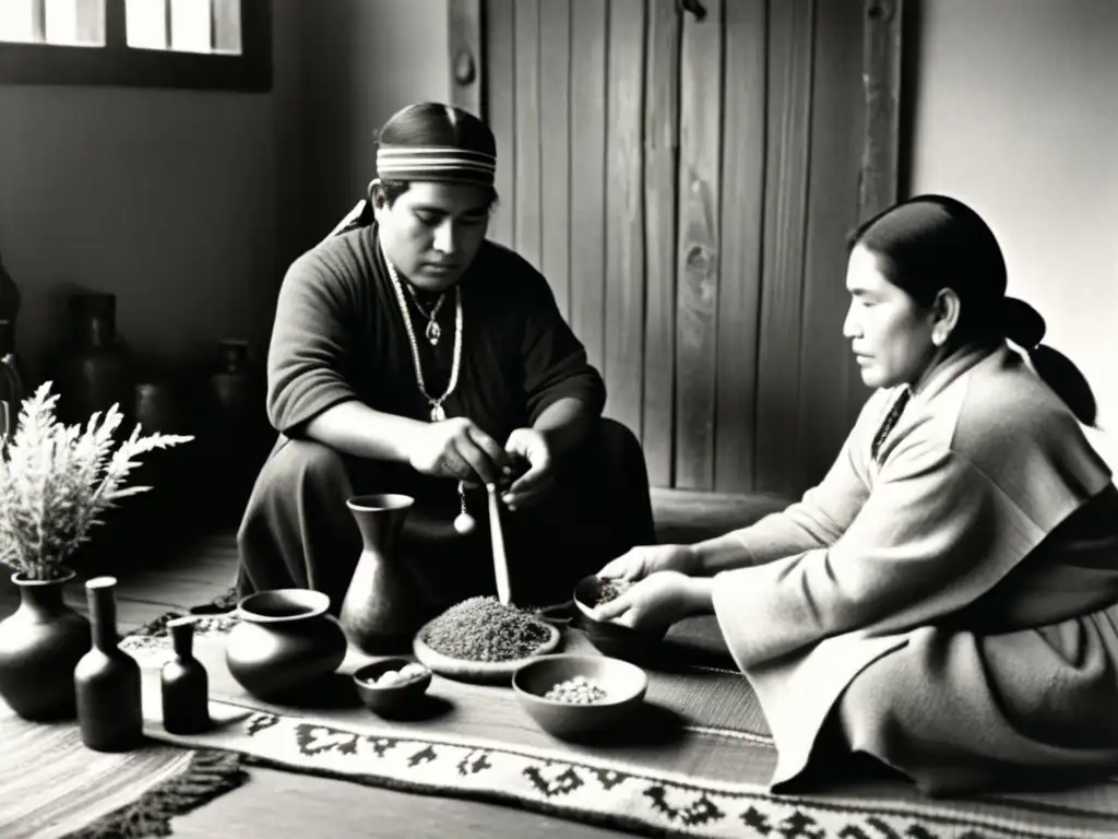 Curandero Mapuche administra medicina tradicional en Chile contemporáneo