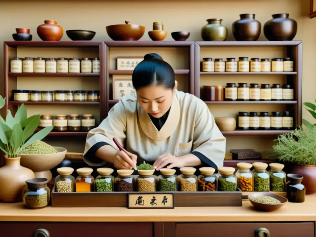 Imagen de medicina tradicional china para tratamiento infertilidad